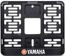 Рамка для номера мотоцикла нового образца Yamaha белая 190*145мм