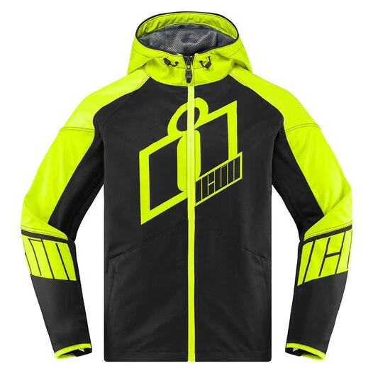 Icon Merc Crusader CE Hi-Viz мотокуртка