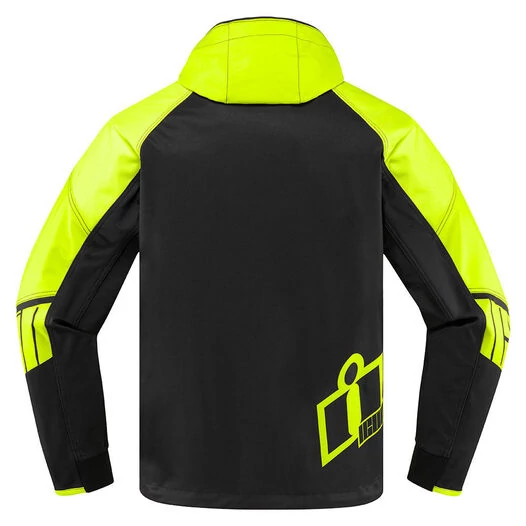 Icon Merc Crusader CE Hi-Viz мотокуртка