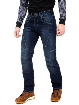 Starks Wild One Stretch мотоджинсы синие с вытеркой