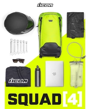 Новые моторюкзаки Icon Squad 4 – новый уровень комфорта