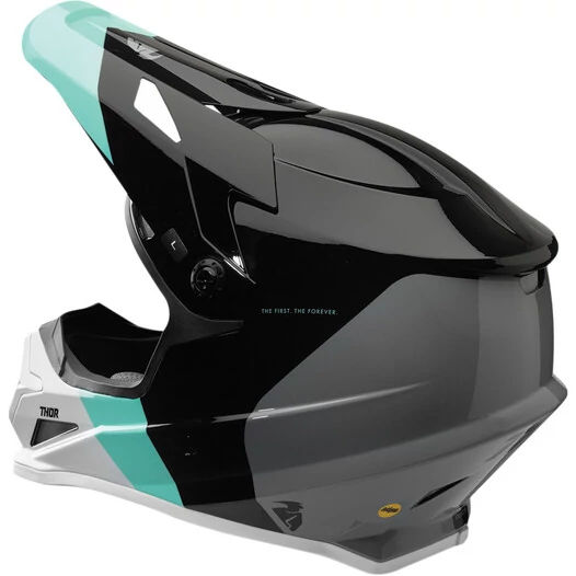 Thor Sector Bomber Mips Black Mint мотошлем