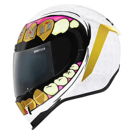 Icon Airform Grillz мотошлем белый