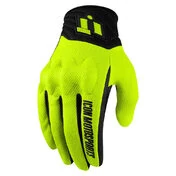 Icon Anthem 2 CE Hi-Viz мотоперчатки желтые