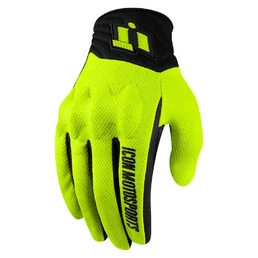 Icon Anthem 2 CE Hi-Viz мотоперчатки желтые