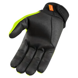 Icon Anthem 2 CE Hi-Viz мотоперчатки желтые