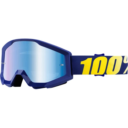 Мотоочки 100% Strata Hope/Mirror Blue Lens