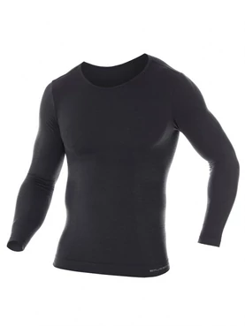 Brubeck Comfort Wool термокофта с шерстью черная