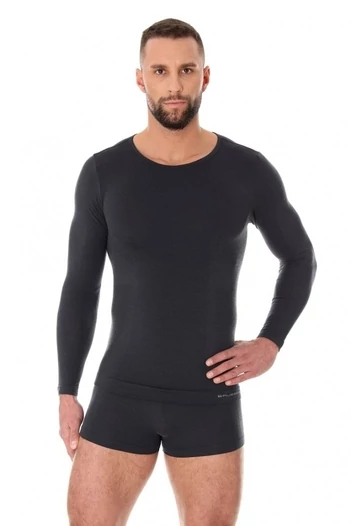 Brubeck Comfort Wool термокофта с шерстью черная