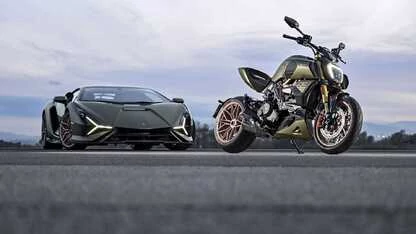 Редкий совместный мотоцикл Ducati и Lamborghini, что мы о нем знаем