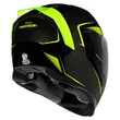 Icon Airflite Crosslink Hi-Viz мотошлем черный с желтыми вставками