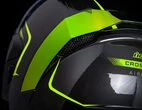 Icon Airflite Crosslink Hi-Viz мотошлем черный с желтыми вставками