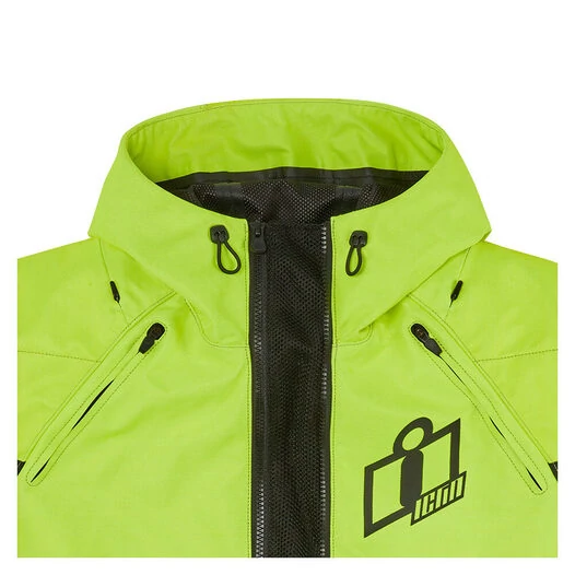 Icon Airform Hi-Viz городская мотокуртка желтая
