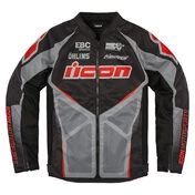 Icon Hooligan Ultrabolt мотокуртка черная