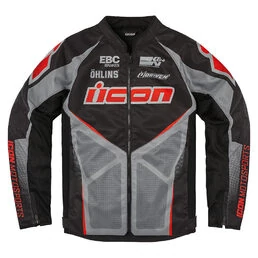 Icon Hooligan Ultrabolt мотокуртка черная