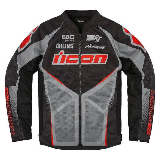 Icon Hooligan Ultrabolt мотокуртка черная
