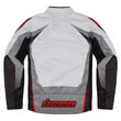Icon Hooligan Ultrabolt мотокуртка белая с красными вставками (размер: s)