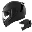 Icon Airflite Moto Rubatone мотошлем черный матовый