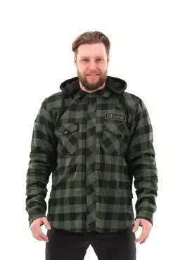 Dragonfly Streetfighter Green моторубашка с защитой зеленая
