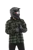Dragonfly Streetfighter Green моторубашка с защитой зеленая