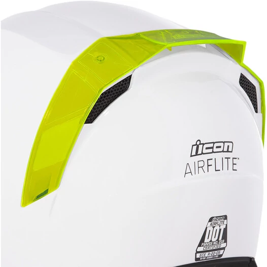 Спойлер для шлема Icon Airflite Hi-Viz желто-зеленый