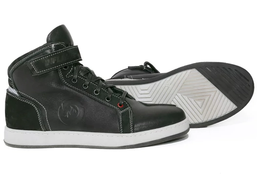 Inflame Sneakers мотоботы кожаные черные