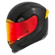 Icon Airframe Pro Carbon Red карбоновый мотошлем черный