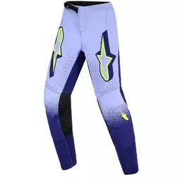 Alpinestars Youth Supertech Scenz Kids' Cross Enduro Motorcycle мотоштаны Purple Fluo Yellow (размер: 24)