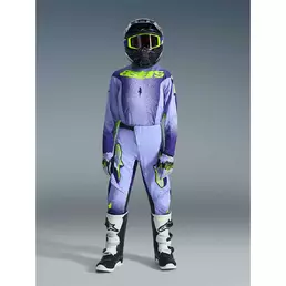 Alpinestars Youth Supertech Scenz Kids' Cross Enduro Motorcycle мотоштаны Purple Fluo Yellow