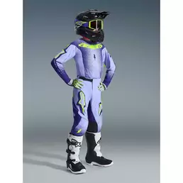 Alpinestars Youth Supertech Scenz Kids' Cross Enduro Motorcycle мотоштаны Purple Fluo Yellow