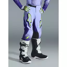 Alpinestars Youth Supertech Scenz Kids' Cross Enduro Motorcycle мотоштаны Purple Fluo Yellow
