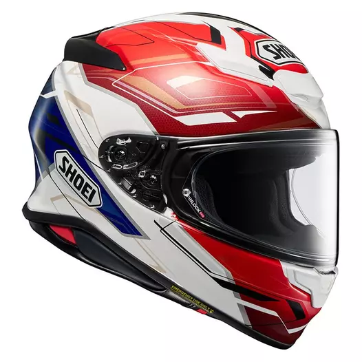Shoei Nxr 2 Capriccio Tc-10 Мотошлем White Blue Красный
