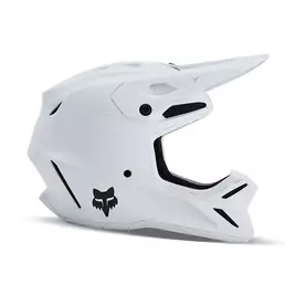 Fox V3 Мотошлем White Matt Белый