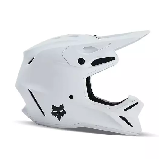 Fox V3 Мотошлем White Matt Белый
