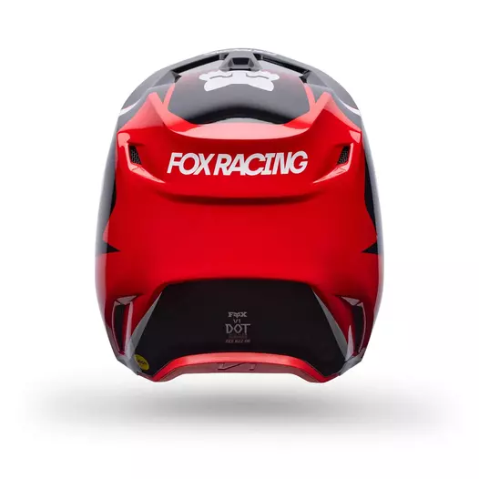 Fox V1 Frame Мотошлем Red Красный
