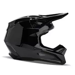Fox V1 Solid 24 Мотошлем Black Черный