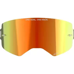 Replacement Lens for Alpinestars Supertech Motocross Мотошлем, Red Mirror