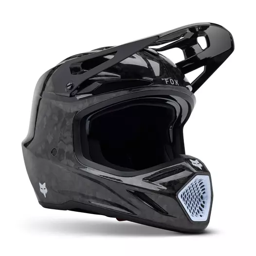 Fox V3 Rs Carbon Мотошлем Black Черный (размер: m)