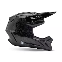 Fox V3 Rs Carbon Мотошлем Black Черный