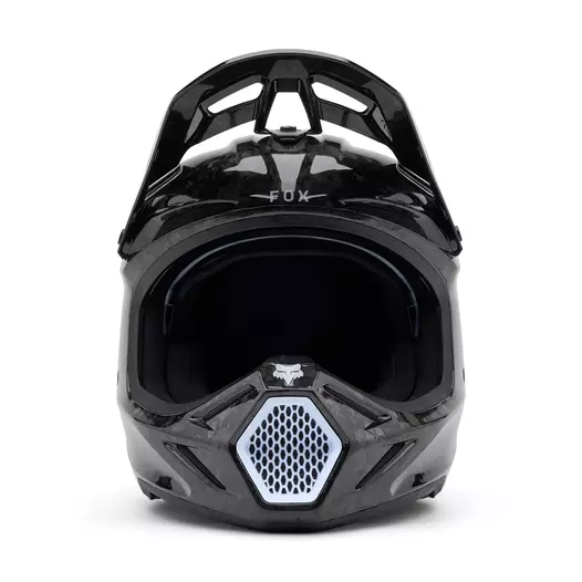 Fox V3 Rs Carbon Мотошлем Black Черный