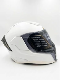 Icon UltraFlite Rizz Rizz White MIPS мотошлем белый матовый (размер: xs)