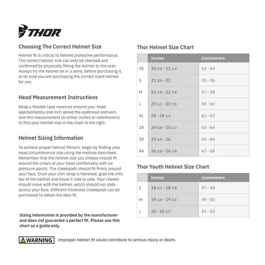 Thor Sector Fader Orange MIPS мотошлем