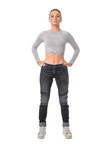 Starks EF56 Lady Snake мотоджинсы черные женские