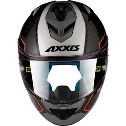 AXXIS FF104C Cobra Rage карбоновый мотошлем серый