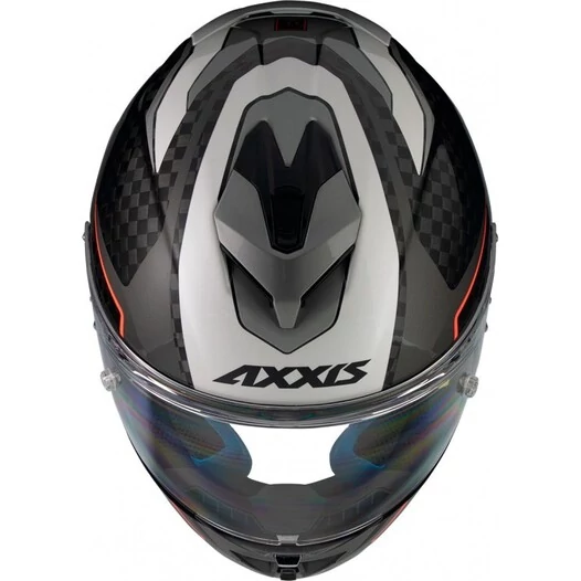 AXXIS FF104C Cobra Rage карбоновый мотошлем серый