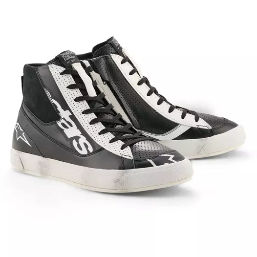Alpinestars STATED FLAIR Motorcycle мотоботы Black White (размер: 12.5)
