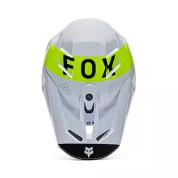 Fox V3 Tine Мотошлем White Белый