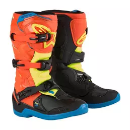 Alpinestars Tech 3s Youth мотоботинки Orange Yellow Оранжевый (размер: 3)