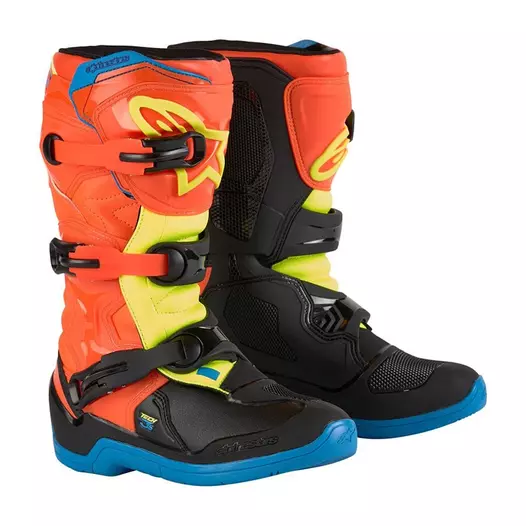 Alpinestars Tech 3s Youth мотоботинки Orange Yellow Оранжевый