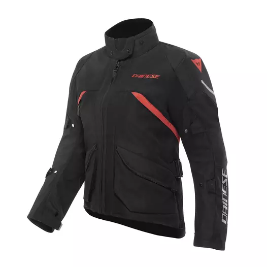 Dainese Tempest 4 D-dry Lady мотокуртка Black Red Красный
